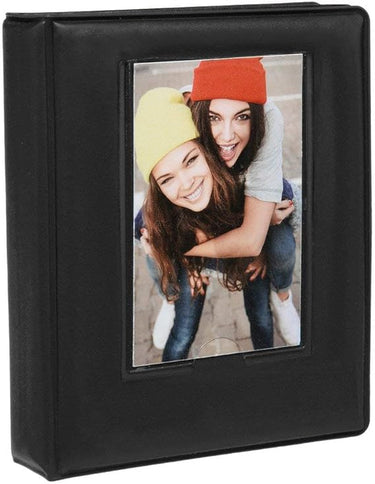Zink Álbum de Fotos 2x3 Mini álbum de Fotos de 64 Bolsillos con Tapa Transparente para Ventana para Papel fotográfico Zero Ink de 2x3 ”